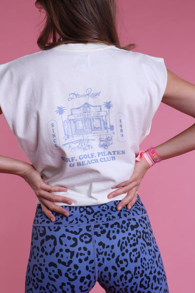 débardeur noué white laguna