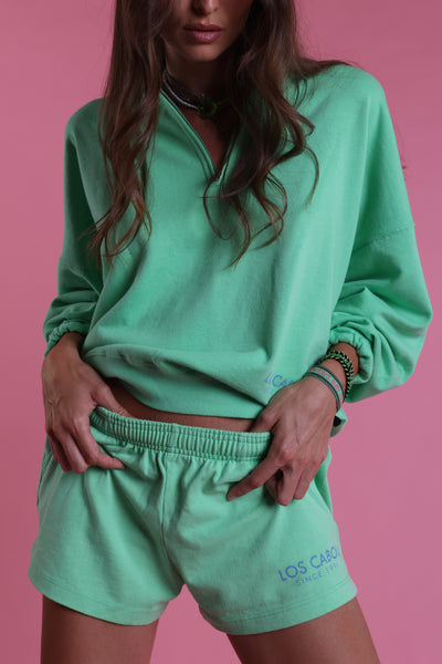 Sweatshirt  zippé mint Los Cabos