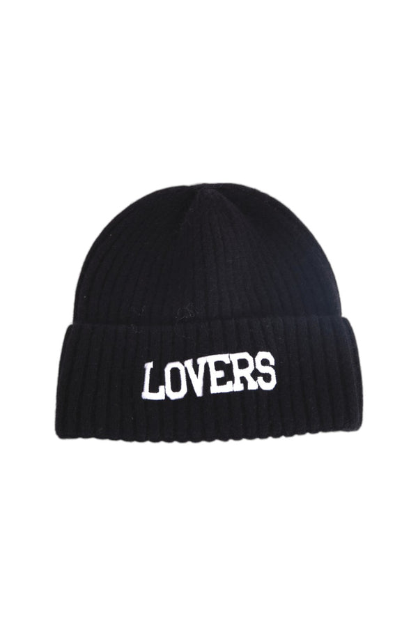 Bonnet laine black LOVERS