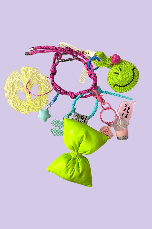 grigri de sac fuchsia noeud