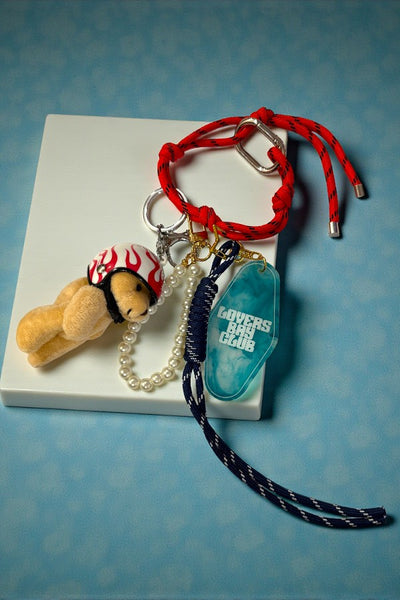 Grigri de sac red flammes