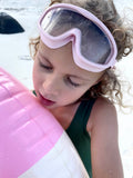 lunettes de piscine petites pommes rose