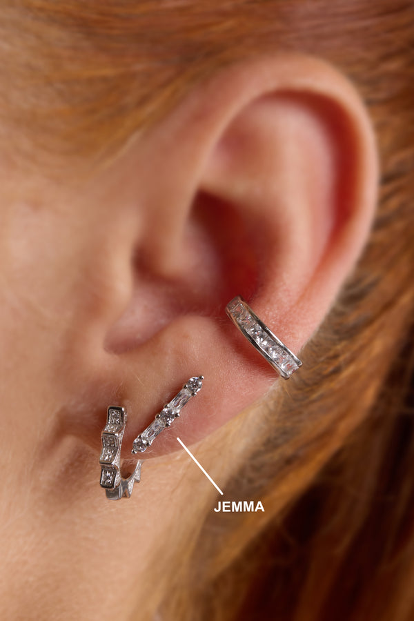 boucle Jemma silver