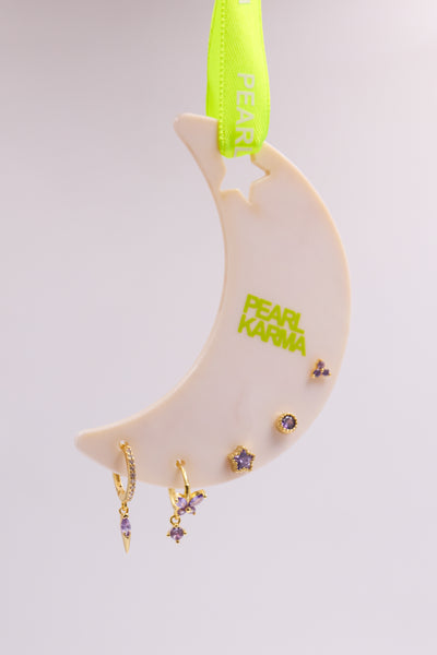 Set Moon Justin gold purple