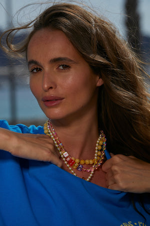 Collier glowy word LBC X Pearl Karma