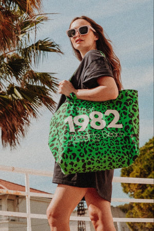 tote bag leo green