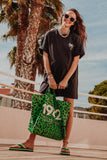 tote bag leo green