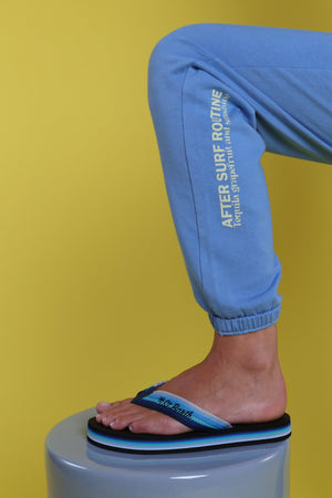 Tongs blue St Barth