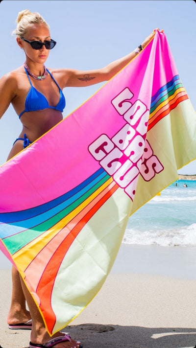 Beach towel lovers bay club