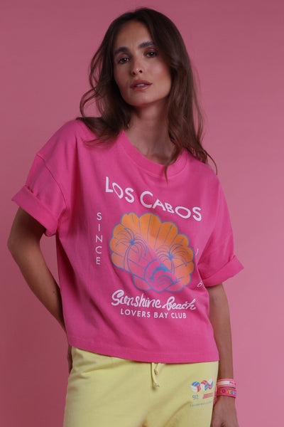 T-shirt Los Cabos pink