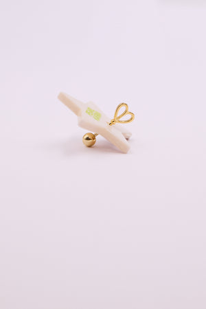 puce coeur Valentine gold