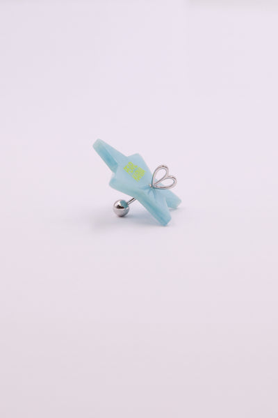 puce coeur Valentine silver