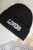 Bonnet laine black LOVERS
