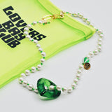 Collier coeur LBC X Pearl Karma