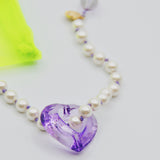 Collier coeur LBC X Pearl Karma