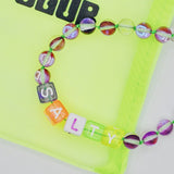 Bracelet glossy word