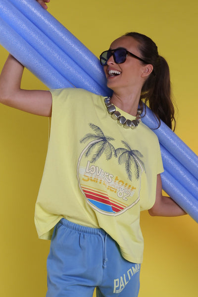 débardeur oversize yellow