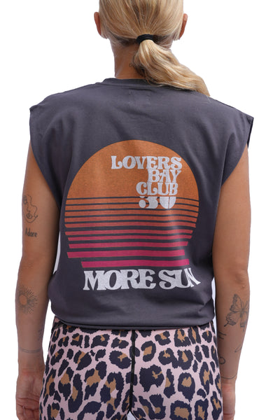 débardeur noué carbone