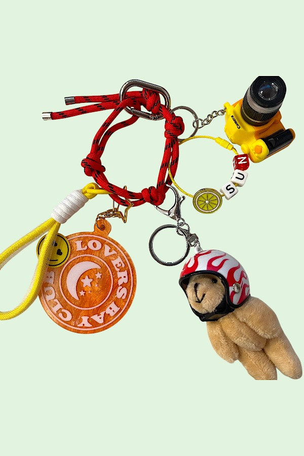 grigri de sac red bear flammes