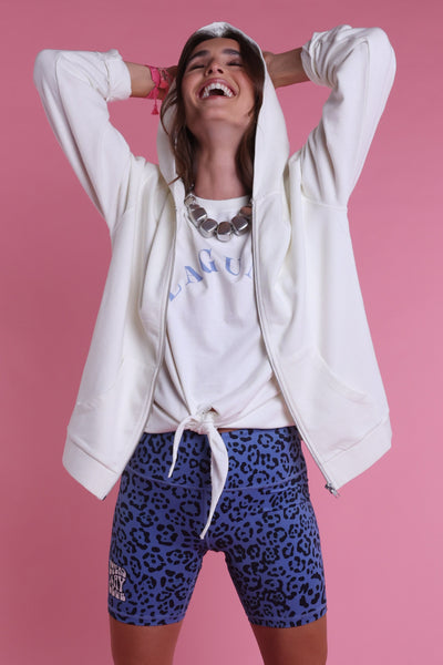 veste capuche cream laguna