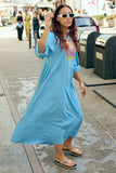 maxi dress blue