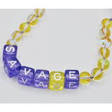 Bracelet glossy word
