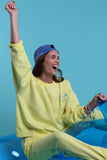 Sweatshirt crew byron bay yellow