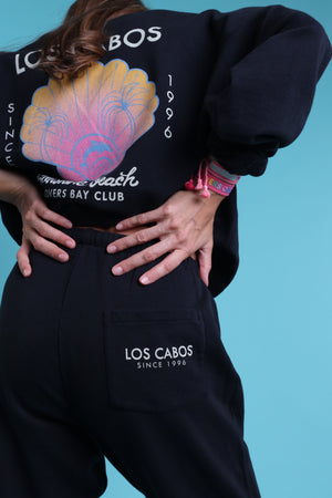 Sweatshirt  zippé black Los Cabos