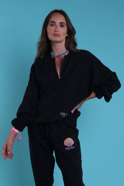 Sweatshirt  zippé black Los Cabos