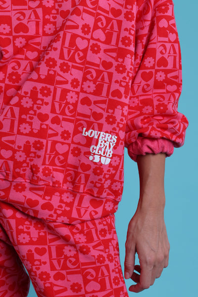 Sweatshirt  zippé monogram