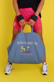 Maxi Tote Bag Bleu "BYRON BAY 92"