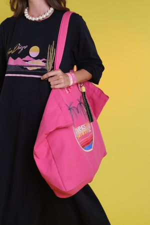 tote bag maxi pink