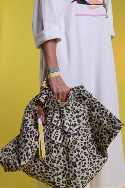 tote bag maxi leo yellow