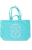 tote bag turquoise