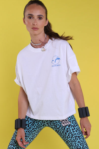 T-shirt Byron Bay white