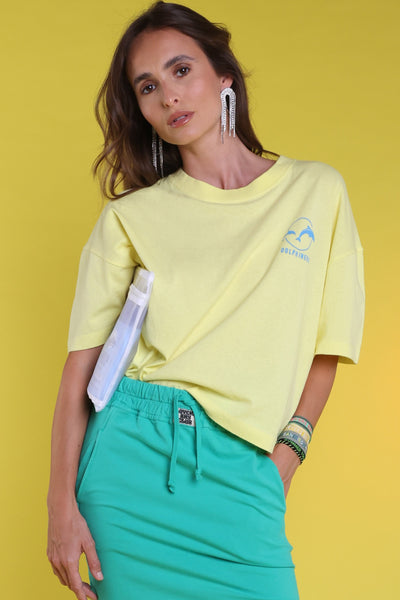 T-shirt Byron Bay yellow