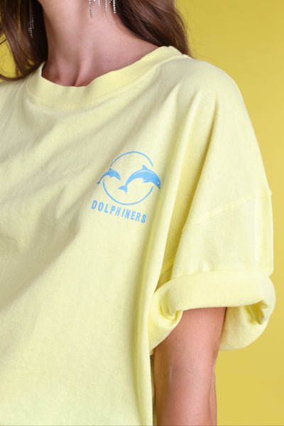 T-shirt Byron Bay yellow