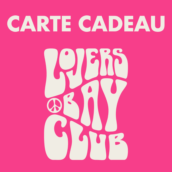 carte cadeau Lovers Bay Club