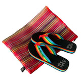 flip flop rainbow 80's vibes. La tong mode de l'été 2021