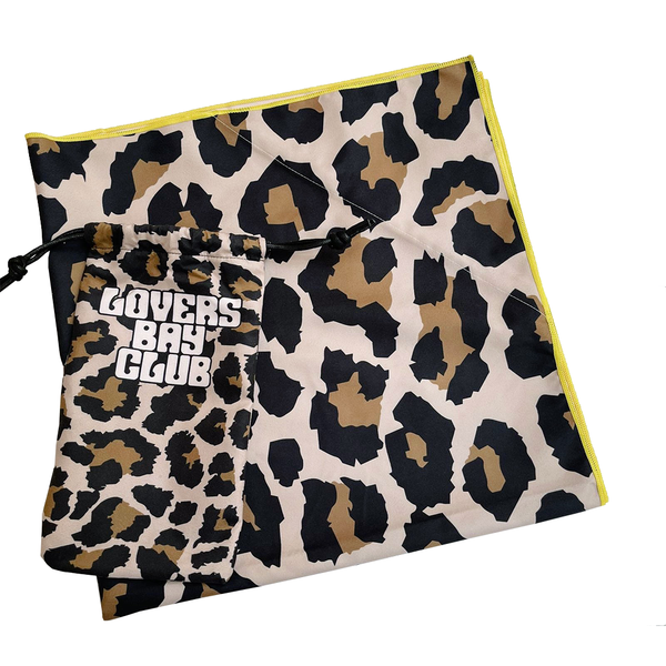 Beach towel léopard