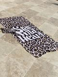 Beach towel léopard