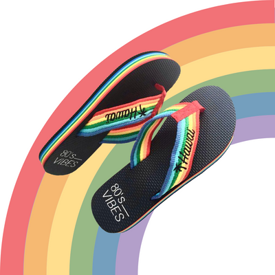 Tong vintage arc en ciel sales