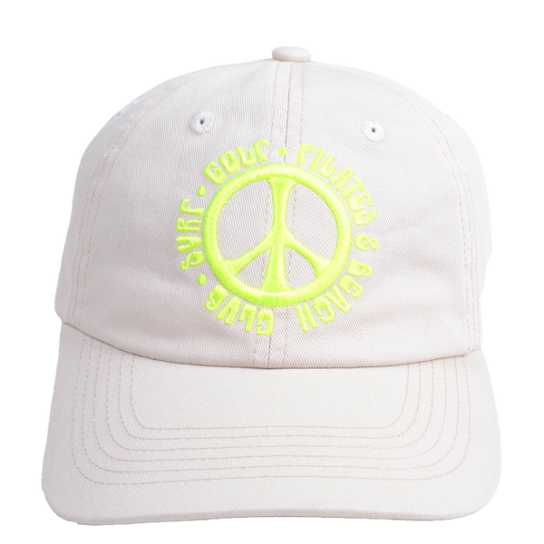 Casquette Peace cream