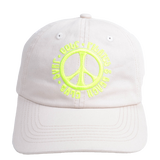 Casquette Peace cream