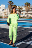 pant beach club neon yellow