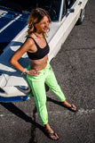 pant beach club neon yellow