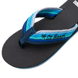 Tongs blue St Barth