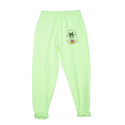 pant beach club neon yellow