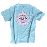 t-shirt volley-ball aqua