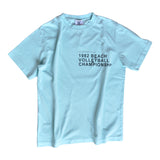t-shirt volley-ball aqua